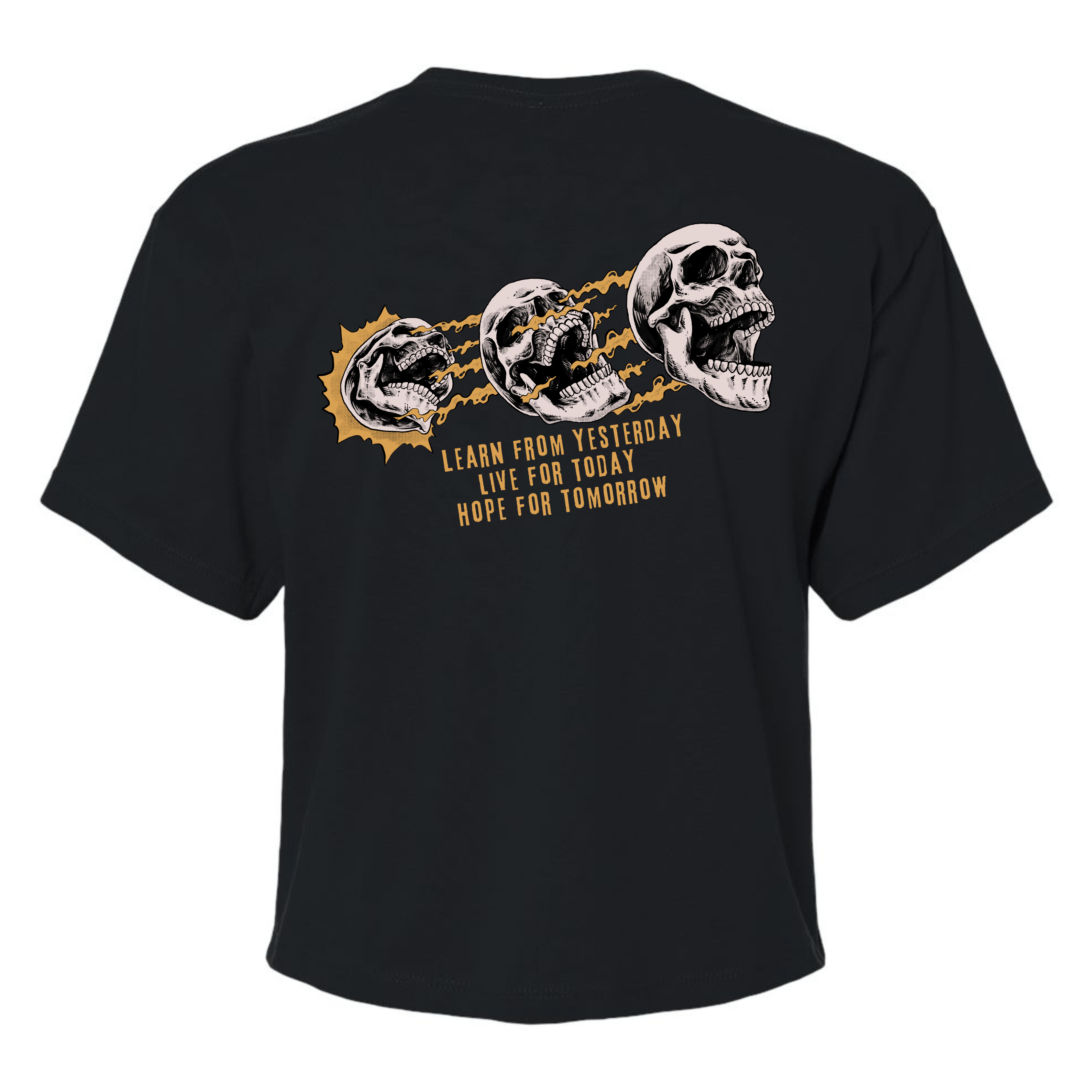 Past Present Future Women's Cropped Tee