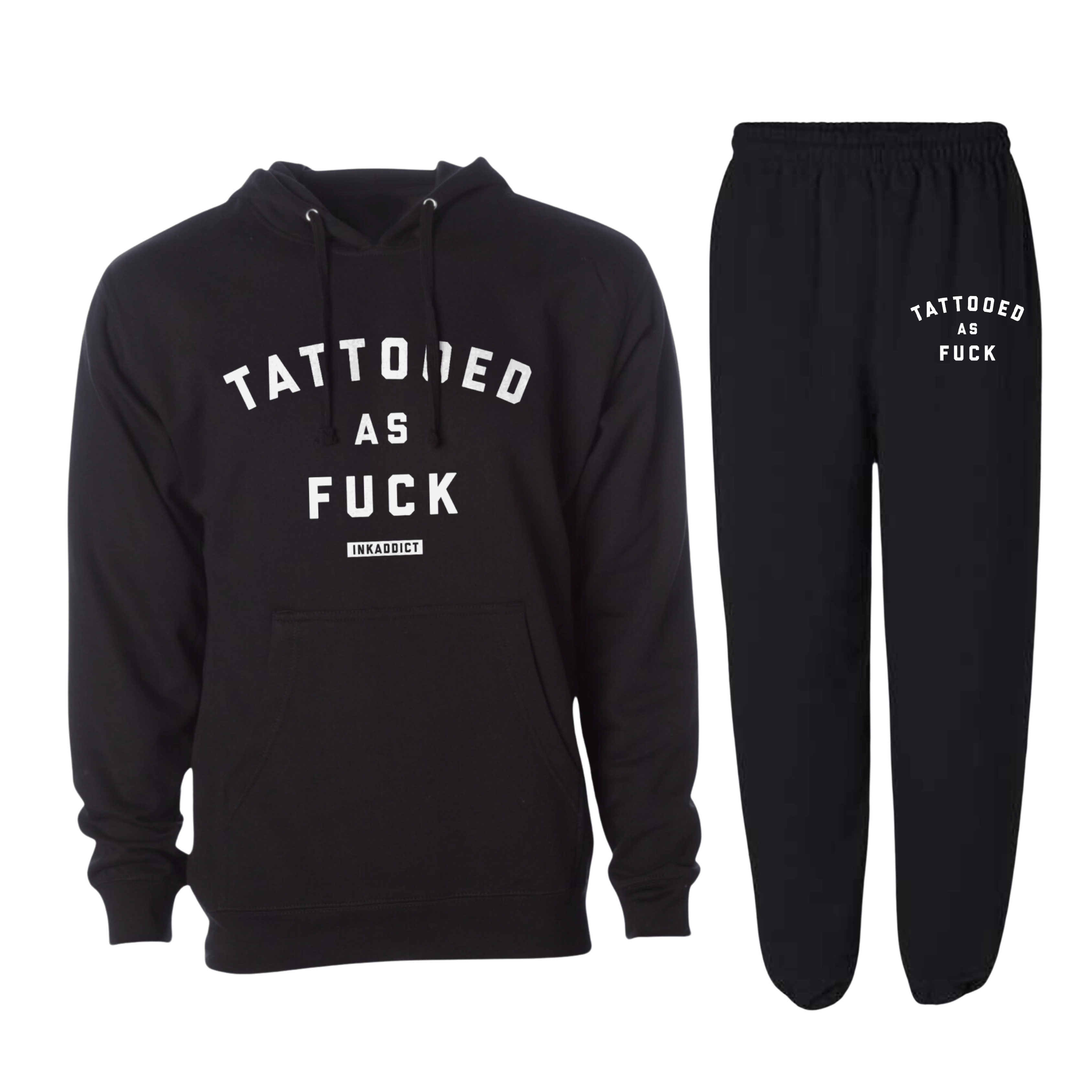 Image of Tattooed As Fuck Unisex Hoodie Set