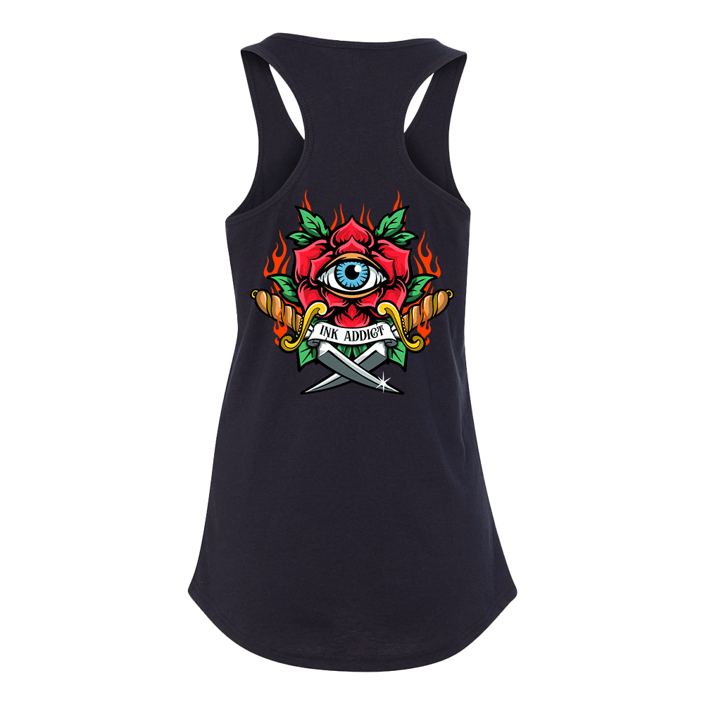 Image of Flaming Daggers Women's Racerback Tank