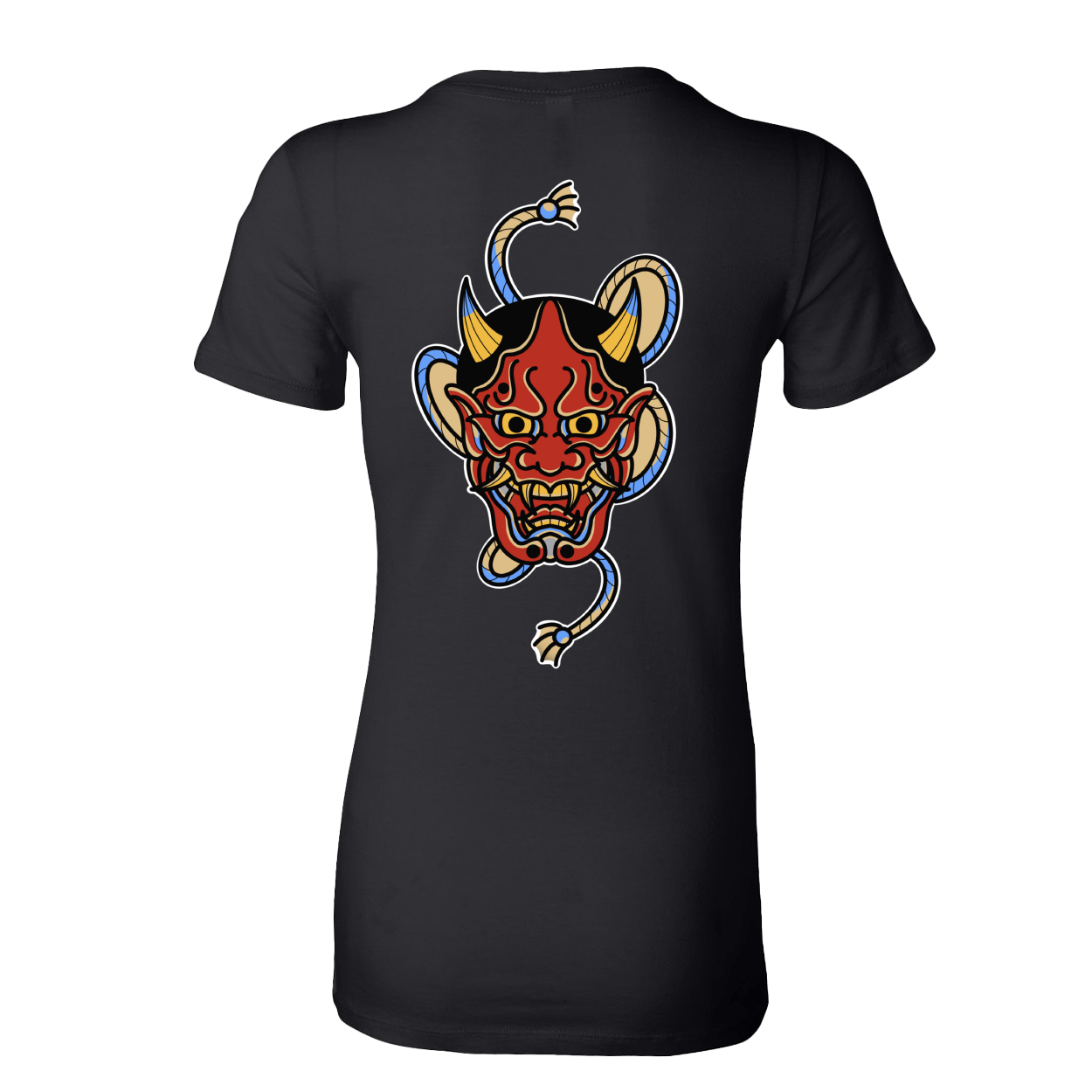 Fults Hannya Mask Women's Slim Fit Tee