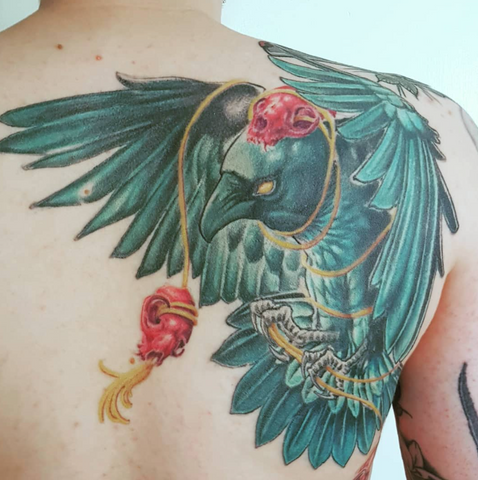 Tattoo uploaded by Mike Sin • #raven #raventattoo #traditional  #illustrative • Tattoodo