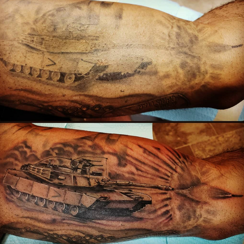 m1a1 tank tattoo