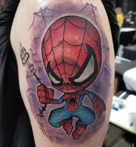 Spiderman tattoo inspired by u/BrandonR27 : r/Spiderman