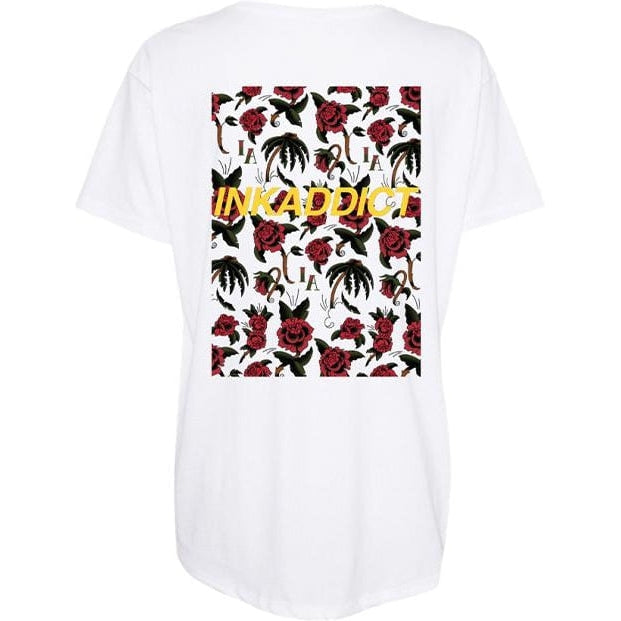 Image of Dead Rose White Women's Slim Fit Tee