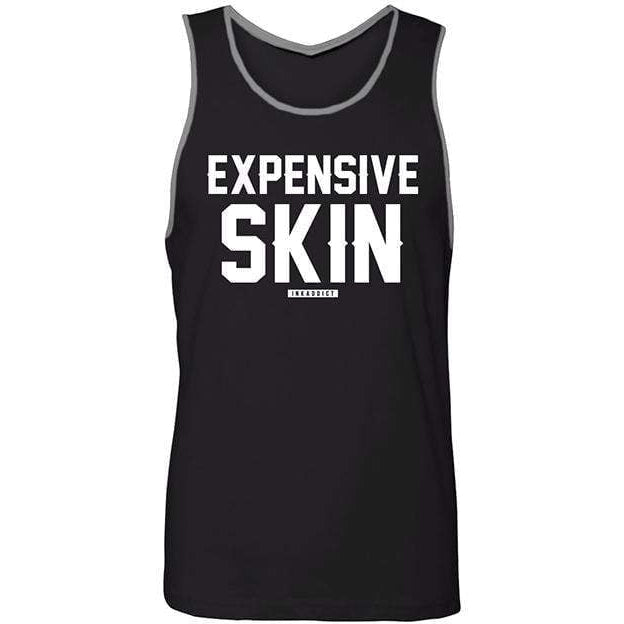 Image of Expensive Skin Black/Heather Grey Tank