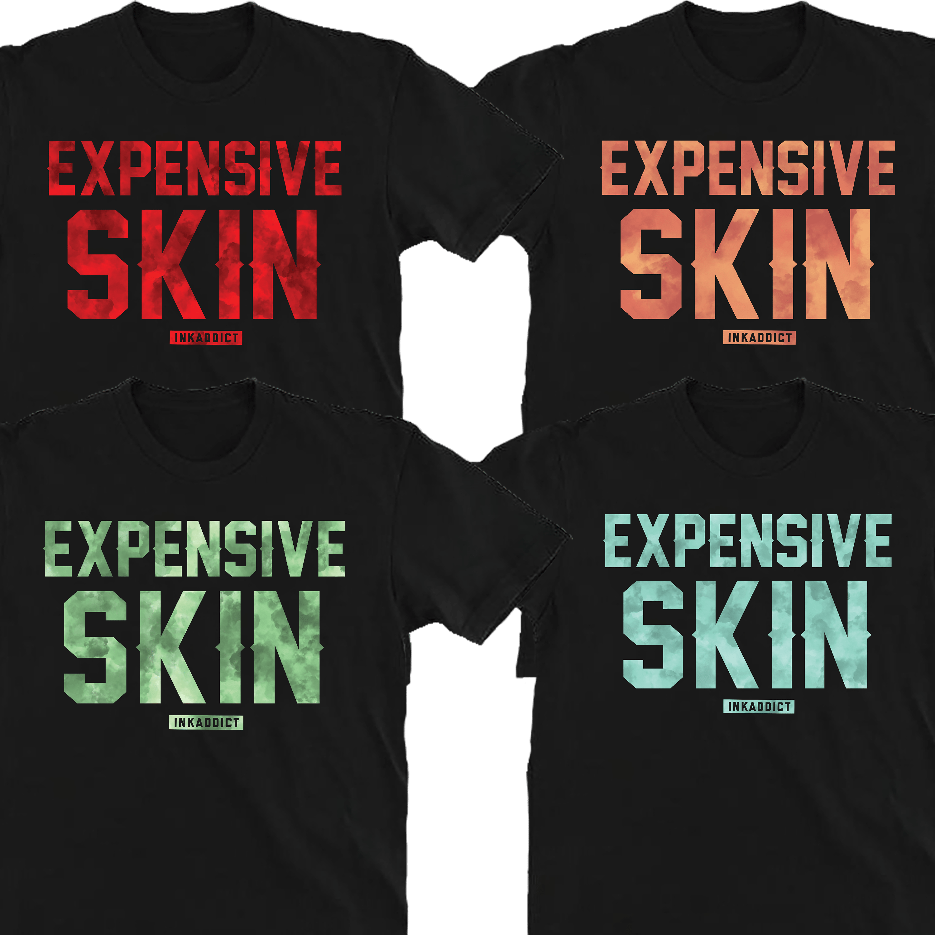 Image of Expensive Skin Clouds Tee Pack