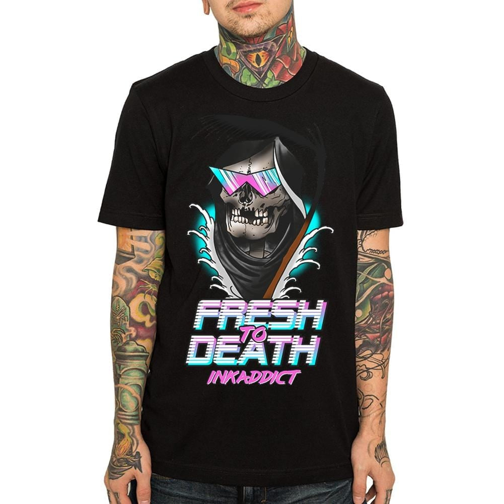 Fresh To Death Men's Black Tee