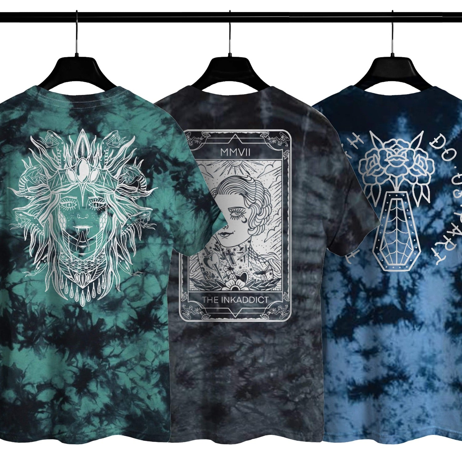 Image of Graphic Tie-Dye T-Shirt Pack