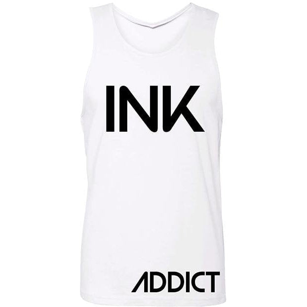 Image of INK Men's White Tank