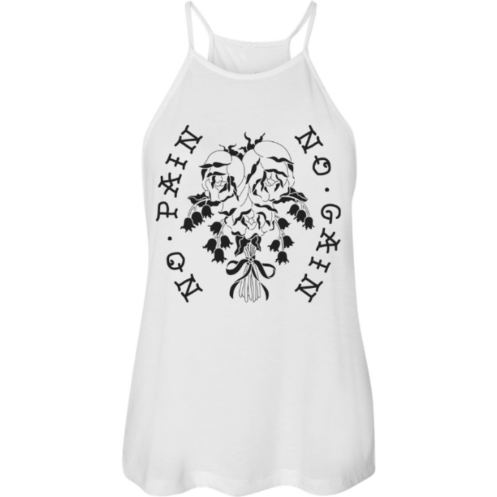 No Pain No Gain Women's Flowy High Neck Tank – InkAddict