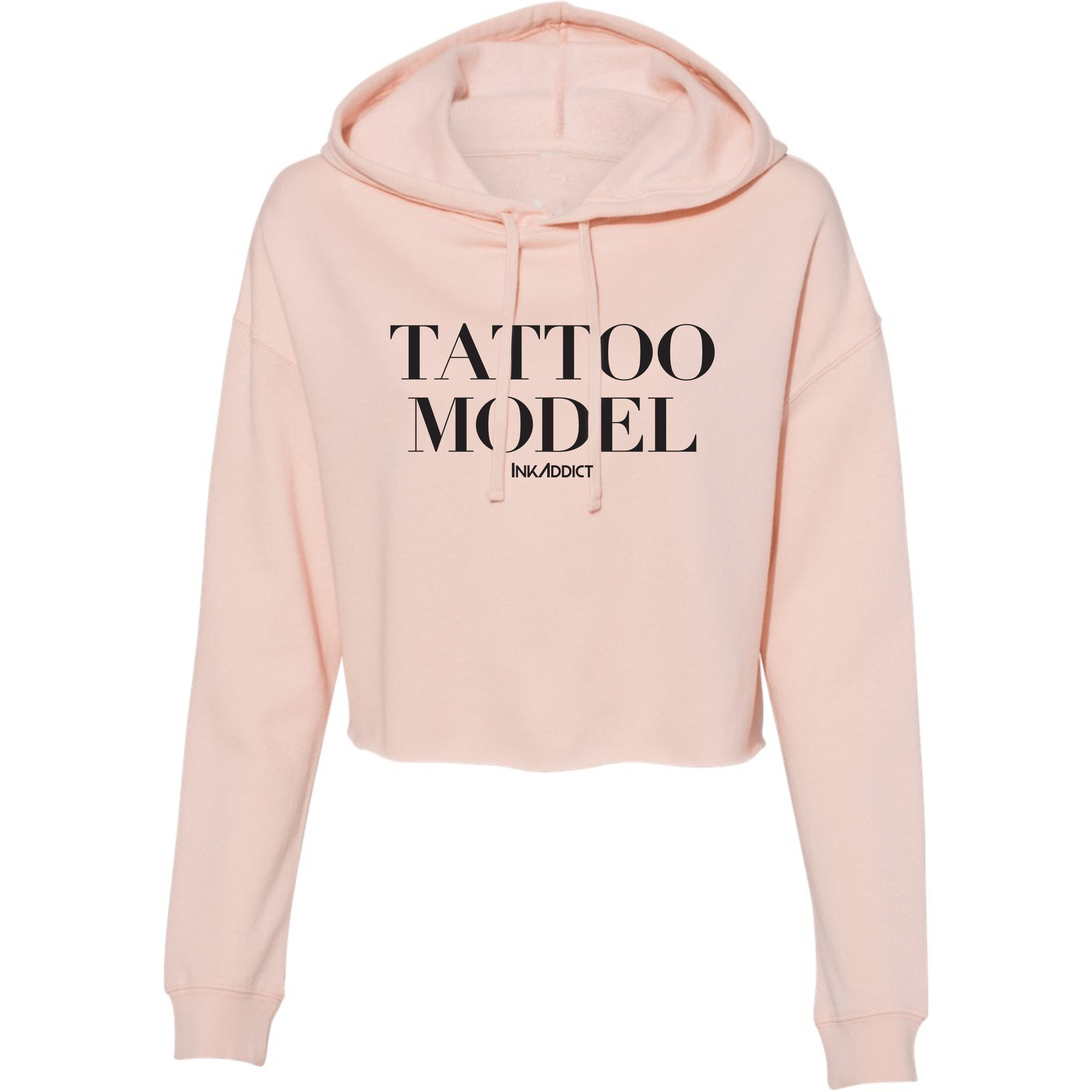 Image of Tattoo Model Women's Cropped Hoodie