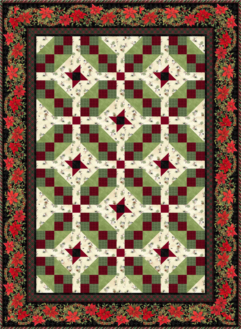 Free Christmas Quilt Patterns BOMquilts com