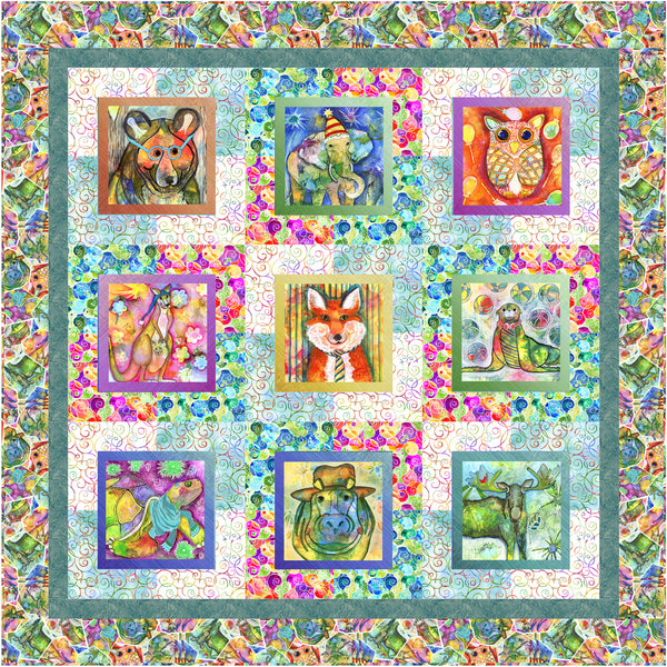 Party Animals<br>Pattern for Purchase by Brenda Plaster<br>Available October 2022
