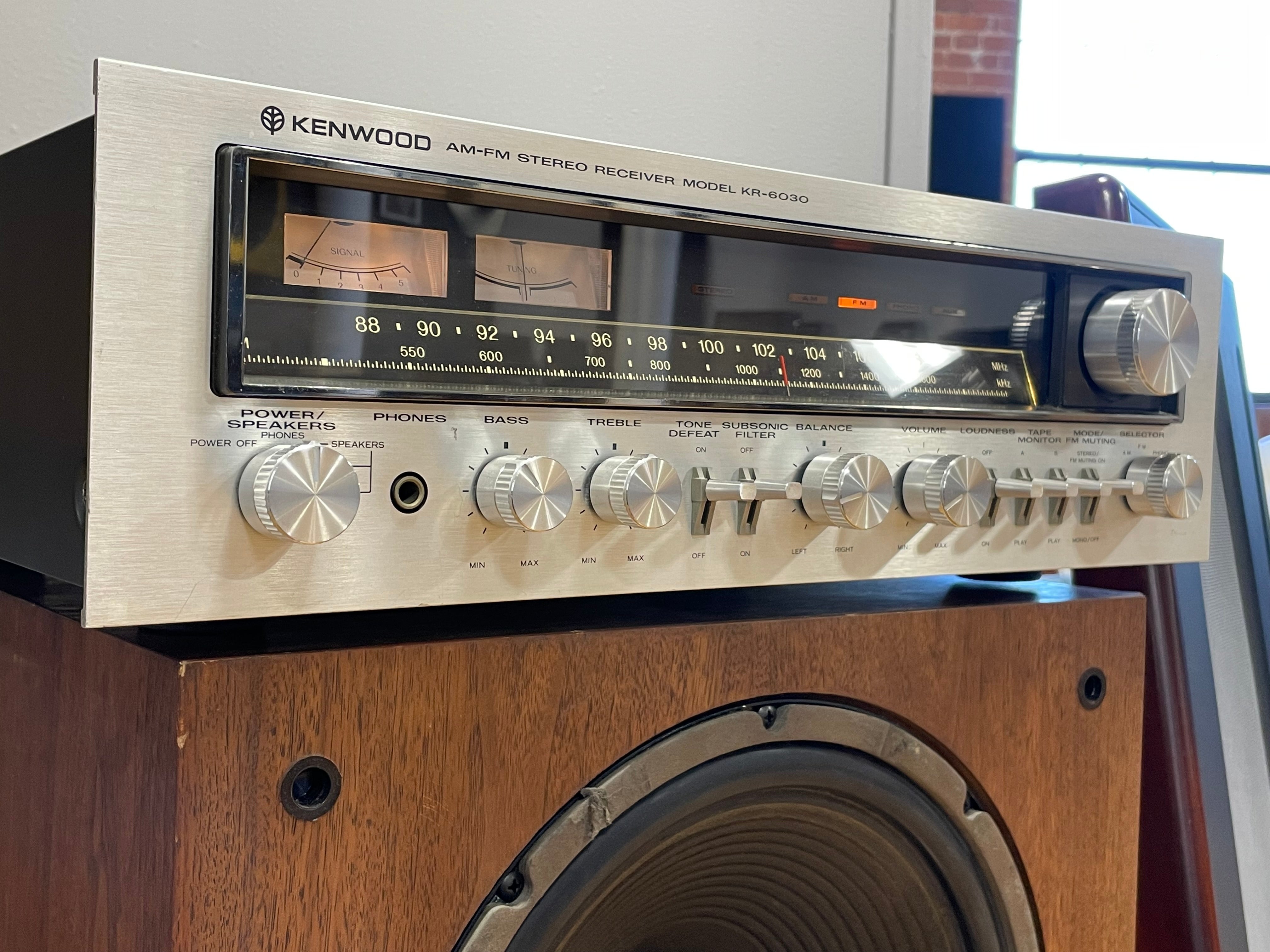 Rekwisieten Gemoedsrust hoop Kenwood KR-6030 Vintage Receiver - SOLD – Holt Hill Audio