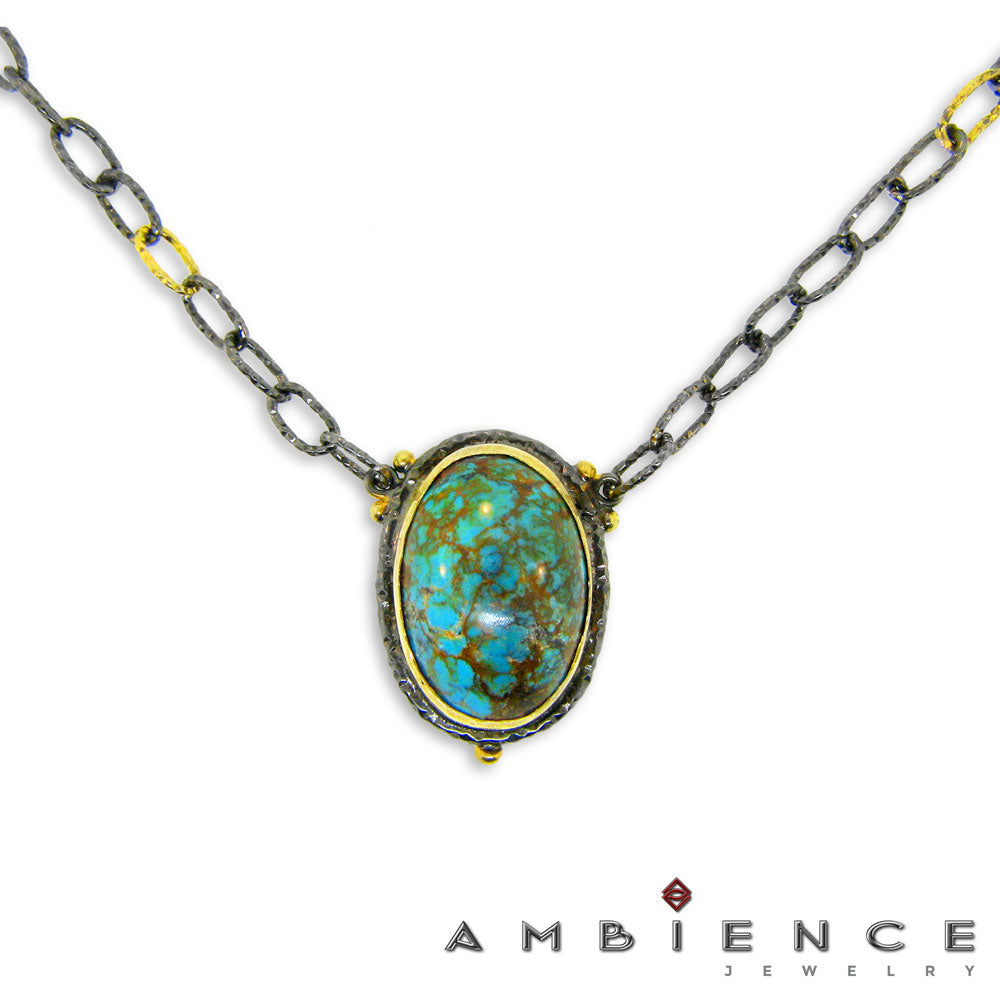 iranian turquoise necklace