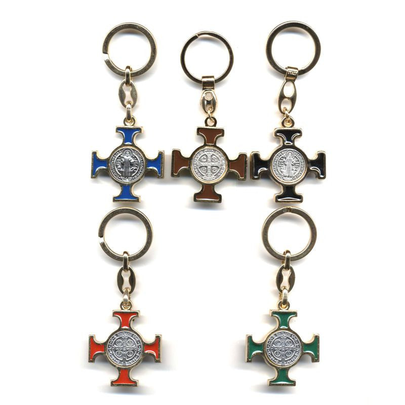 St. Benedict Medal Cross Keychain – The Catholic Gift Store