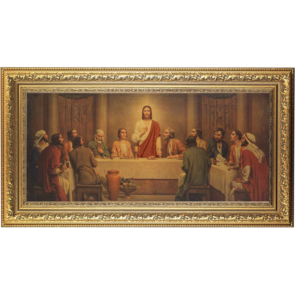Chambers Last Supper Framed Print – The Catholic Gift Store