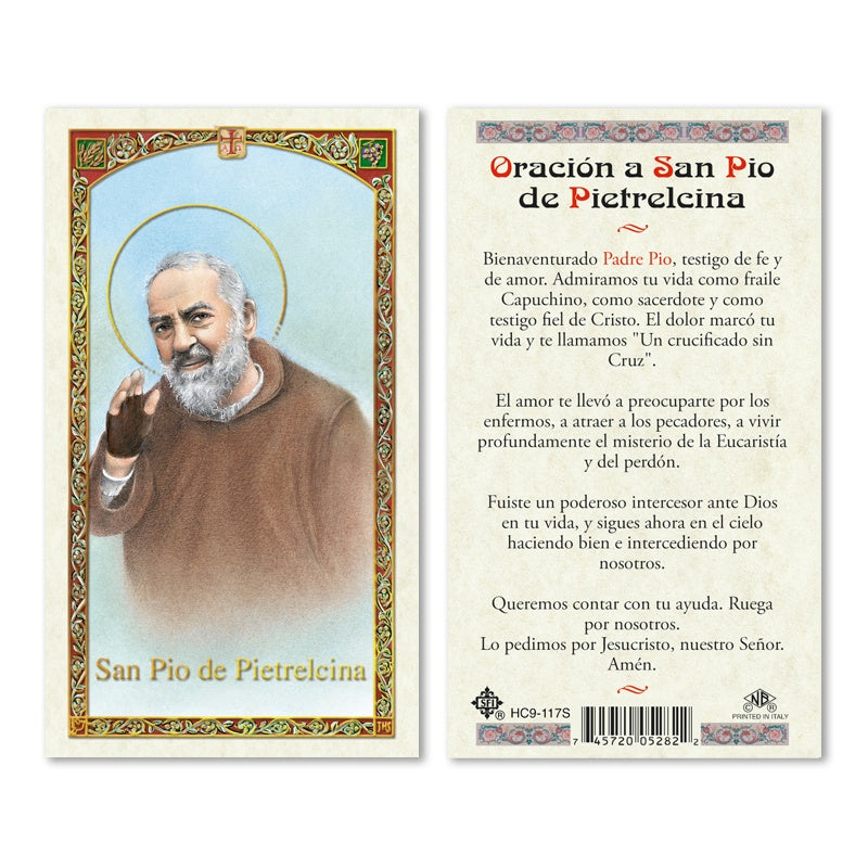 Prayer to Padre Pio - Spanish – The Catholic Gift Store