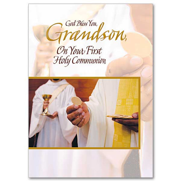 What Do I Write In My Grandson S First Holy Communion Card