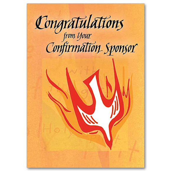 Congratulations from Your Confirmation Sponsor The Catholic Gift Store