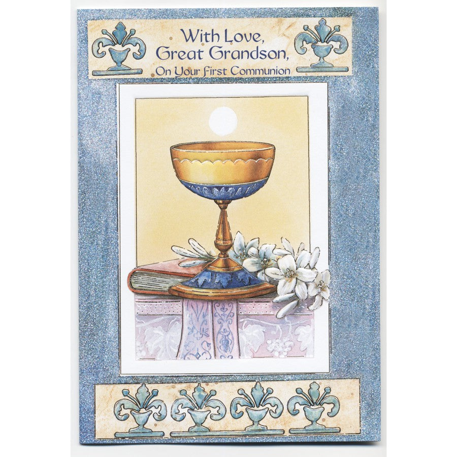 What To Write In A First Communion Card For Grandson