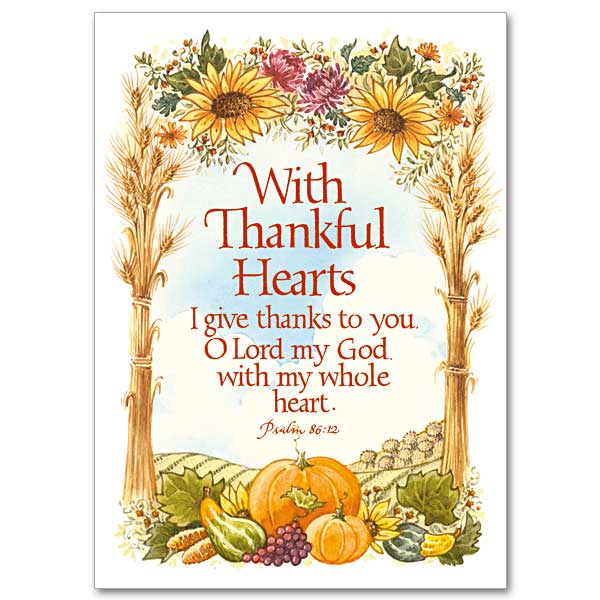 Autumn Landscape Thanksgiving Card The Catholic Gift Store