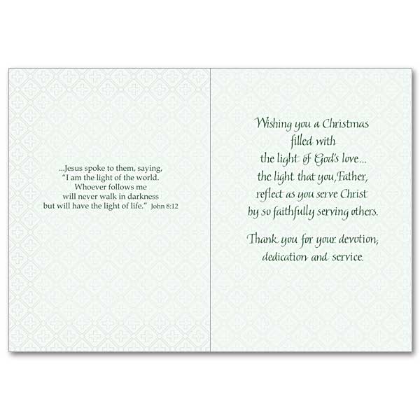 To Our Priest at Christmas Card – The Catholic Gift Store