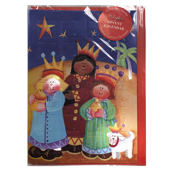 Three Kings Advent Calendar Card The Catholic Gift Store