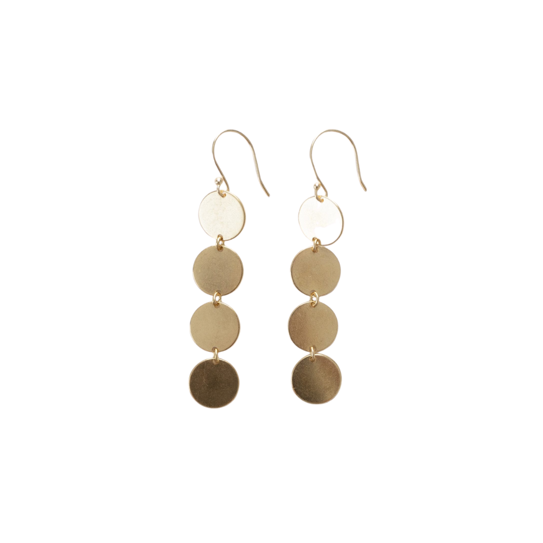 gold zara earrings