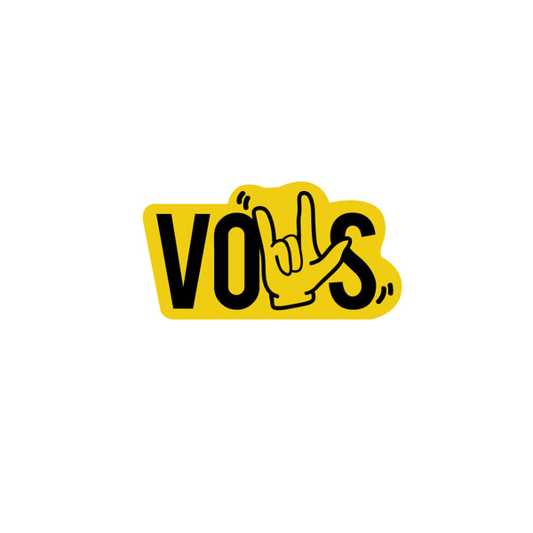 Vous Conference Sticker Yellow VOUS Shop