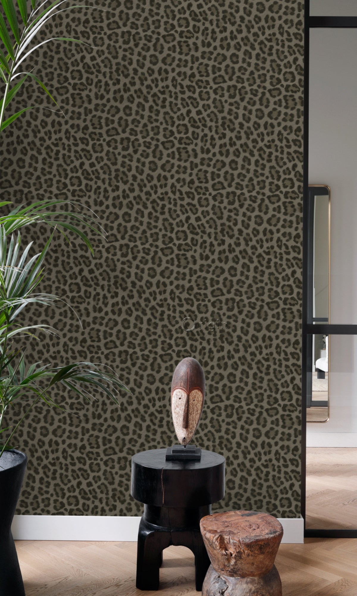 Beige Faux Leopard Wallpaper R4168  Contemporary Home Interior – Walls  Republic US