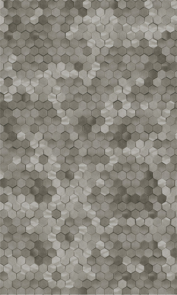 Neutral Brown Shimmering Hexagons R5684 – Walls Republic US