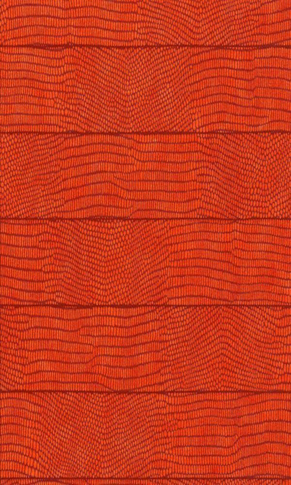 Red Orange Faux Leather Wallpaper R3676 Contemporary Wallpaper Walls Republic Us