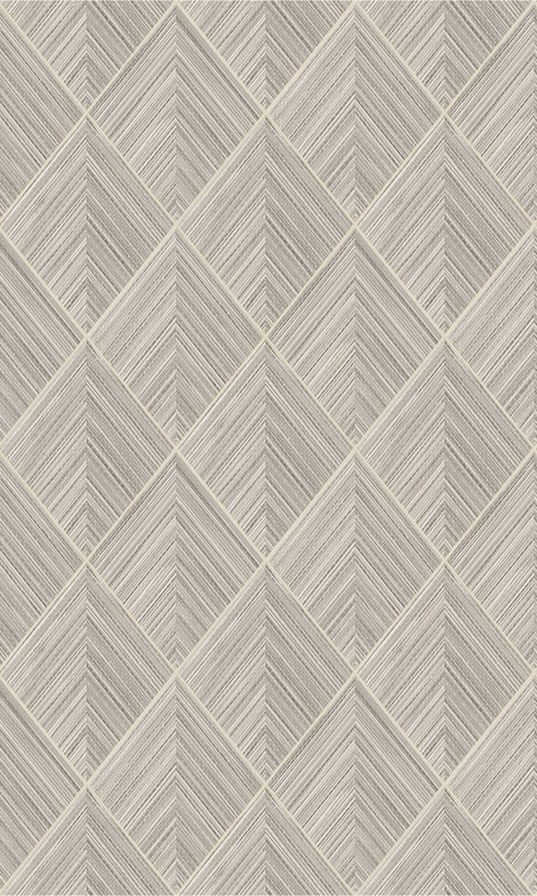 Taupe Grey Geometric Illusion Wallpaper R5647 – Walls Republic US