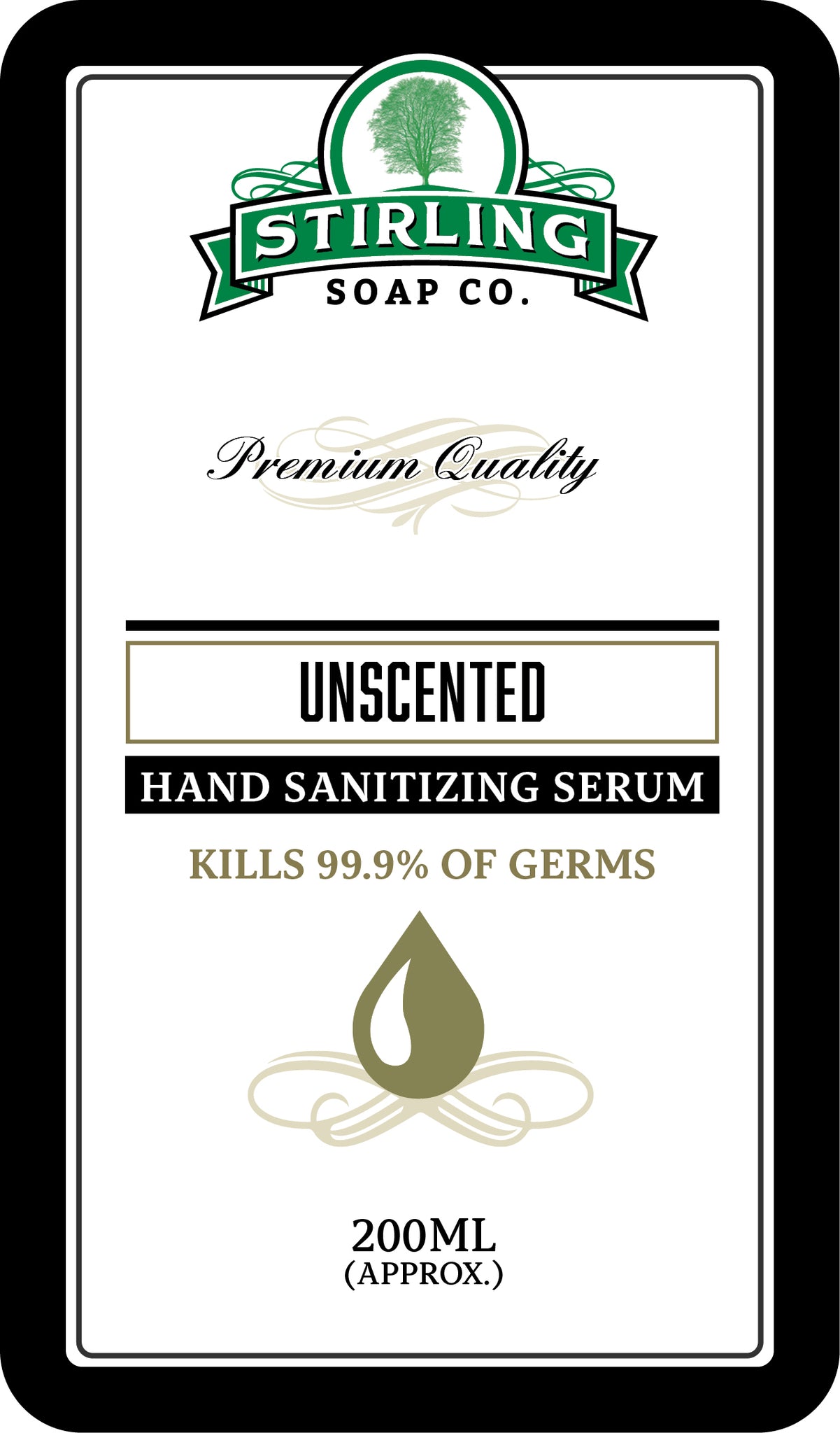 Unscented - Hand Sanitizing Serum (200ml Pump Bottle ...