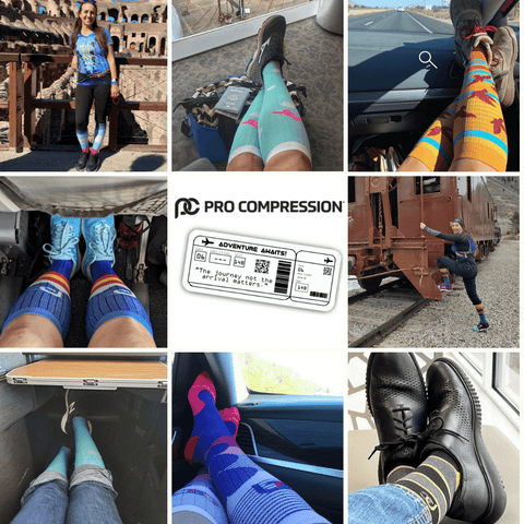 Compression Socks for Flying & Long-Haul Traveling