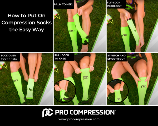 How to Put on Compression Socks On the Easy Way