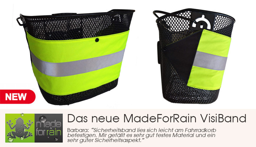 VisiBand Version 1 - Sicherheitsband für Fahrradkörbe