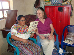 During a visit in 2011 I fitted many of the artisans with reading glasses.