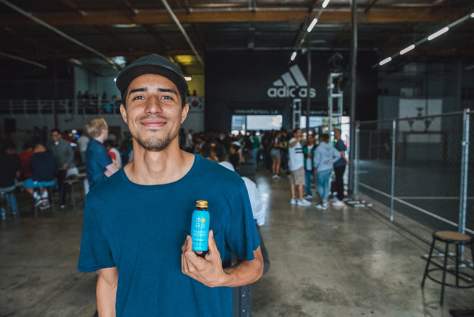 Guy Drinks Morning Recovery at World Cup Viewing Party