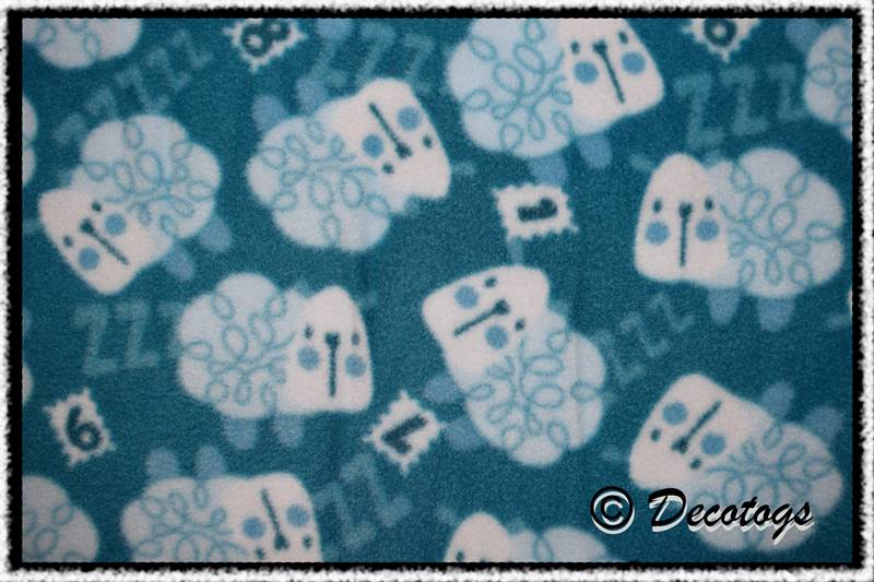 COUNTING SHEEP TURQUOISE (Custom Anti Pill)
