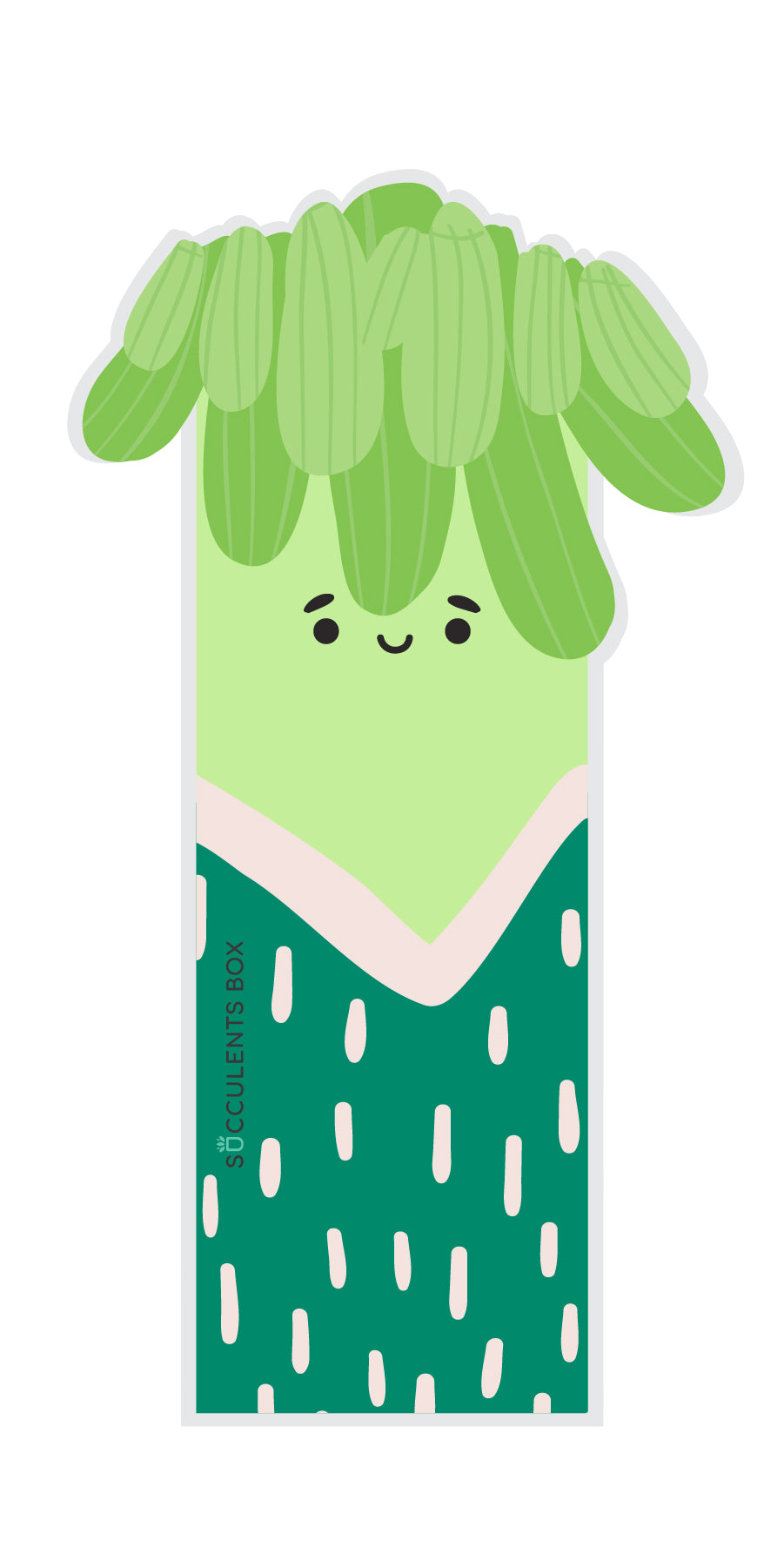 succulents box printable succulents bookmark gift for book lovers