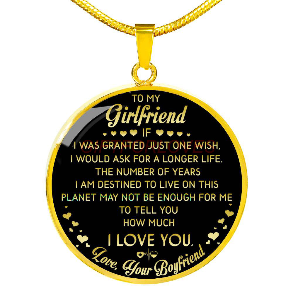 girlfriend necklace gift