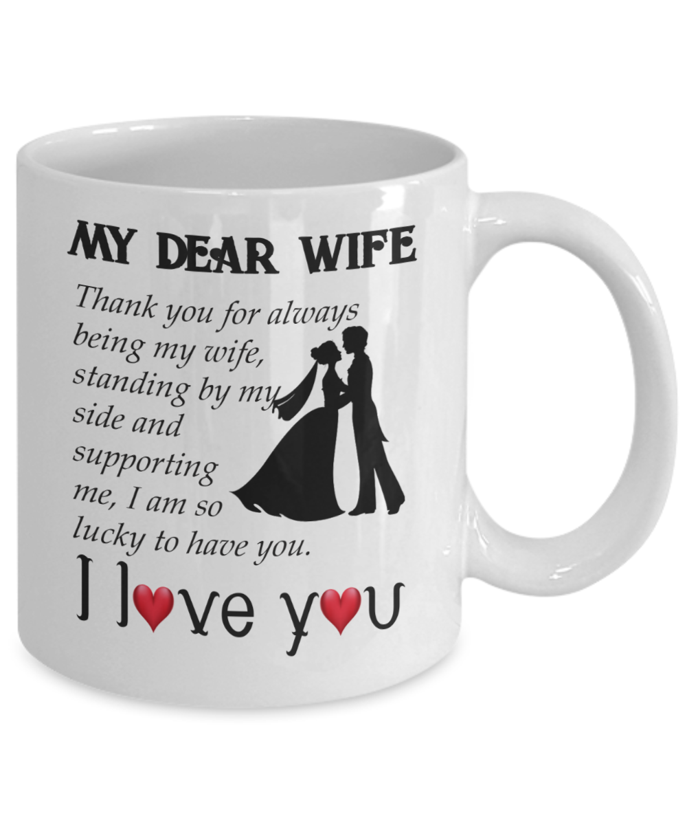 dear wife mug