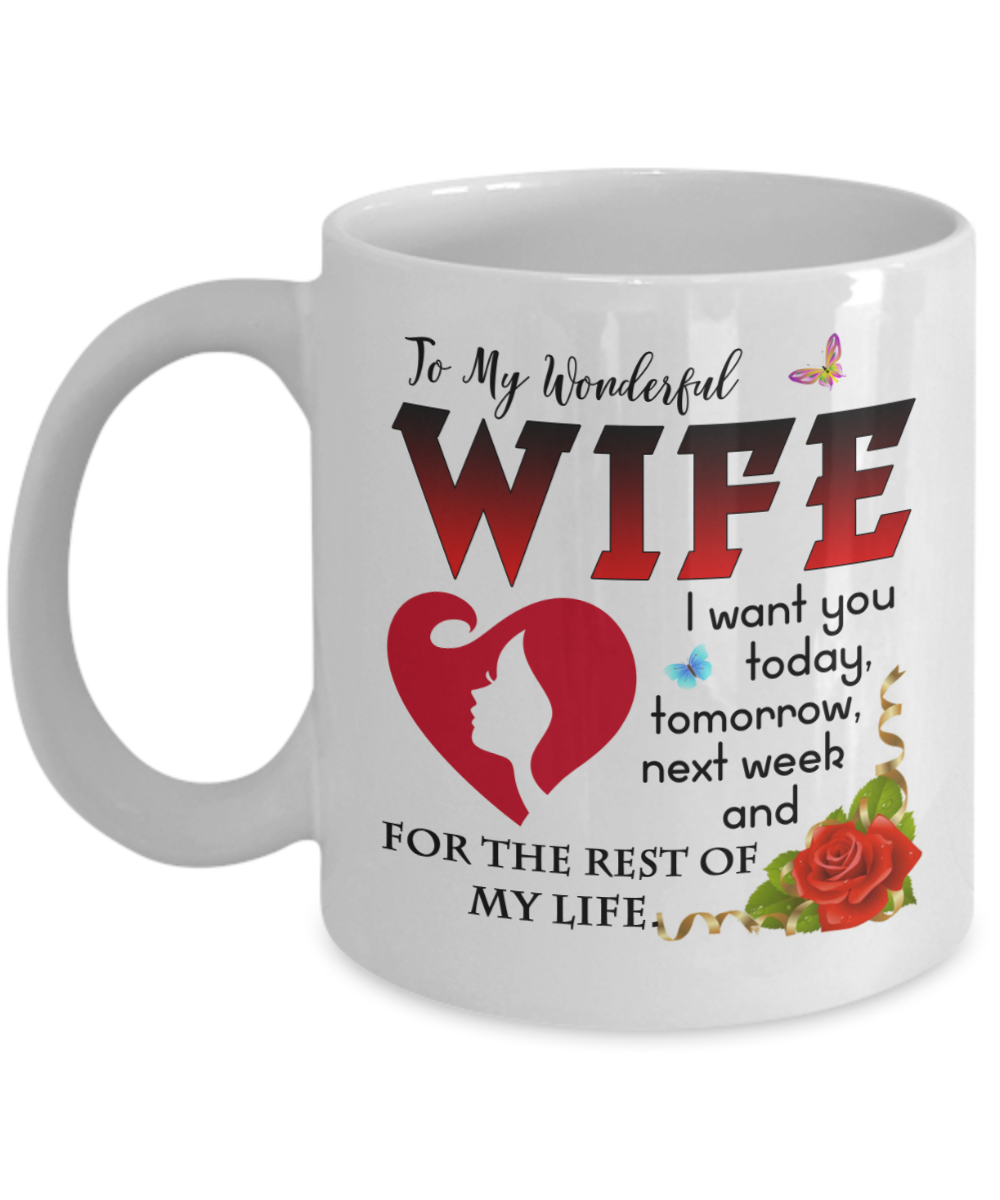 To My Wife Coffee Mug - Because I truly love you, Merry Christmas ...