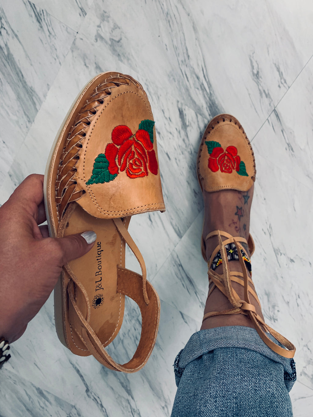 little girl mexican huaraches