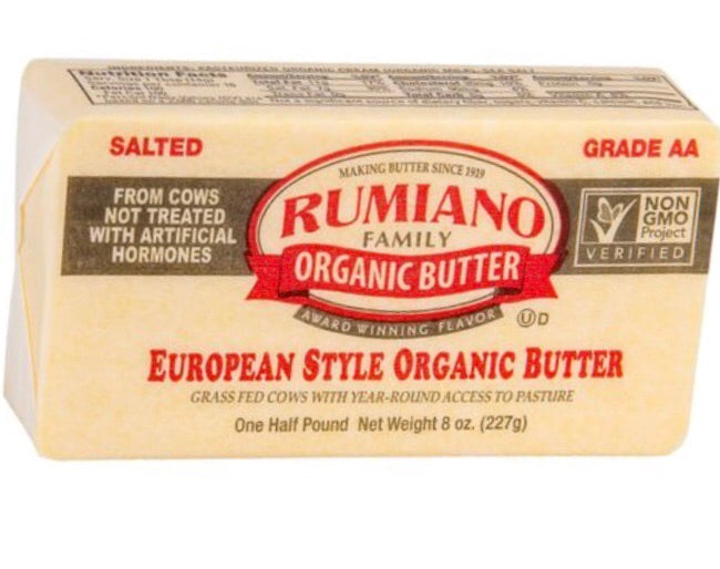 Rumiano Organic Grass-Fed Salted Butter – 3LP Fresh Foods