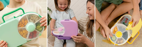 Image of gobe snack spinner lunch box
