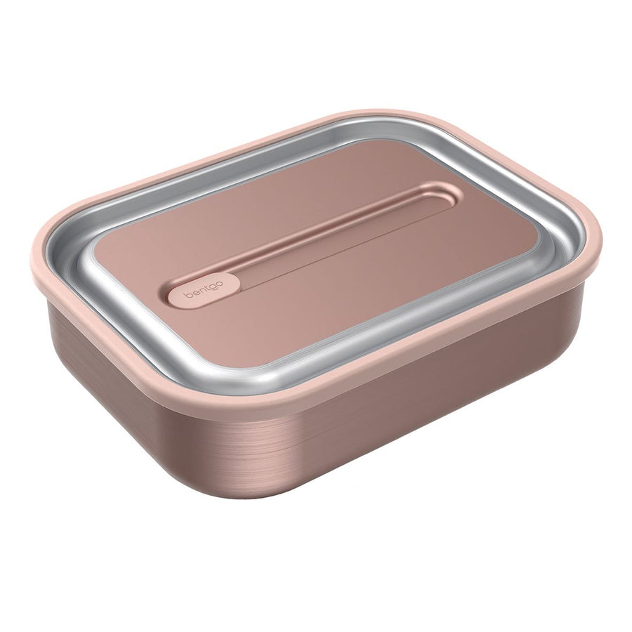 Bentgo Stainless Steel Travel Utensil Set - Rose Gold I The Bento Buzz