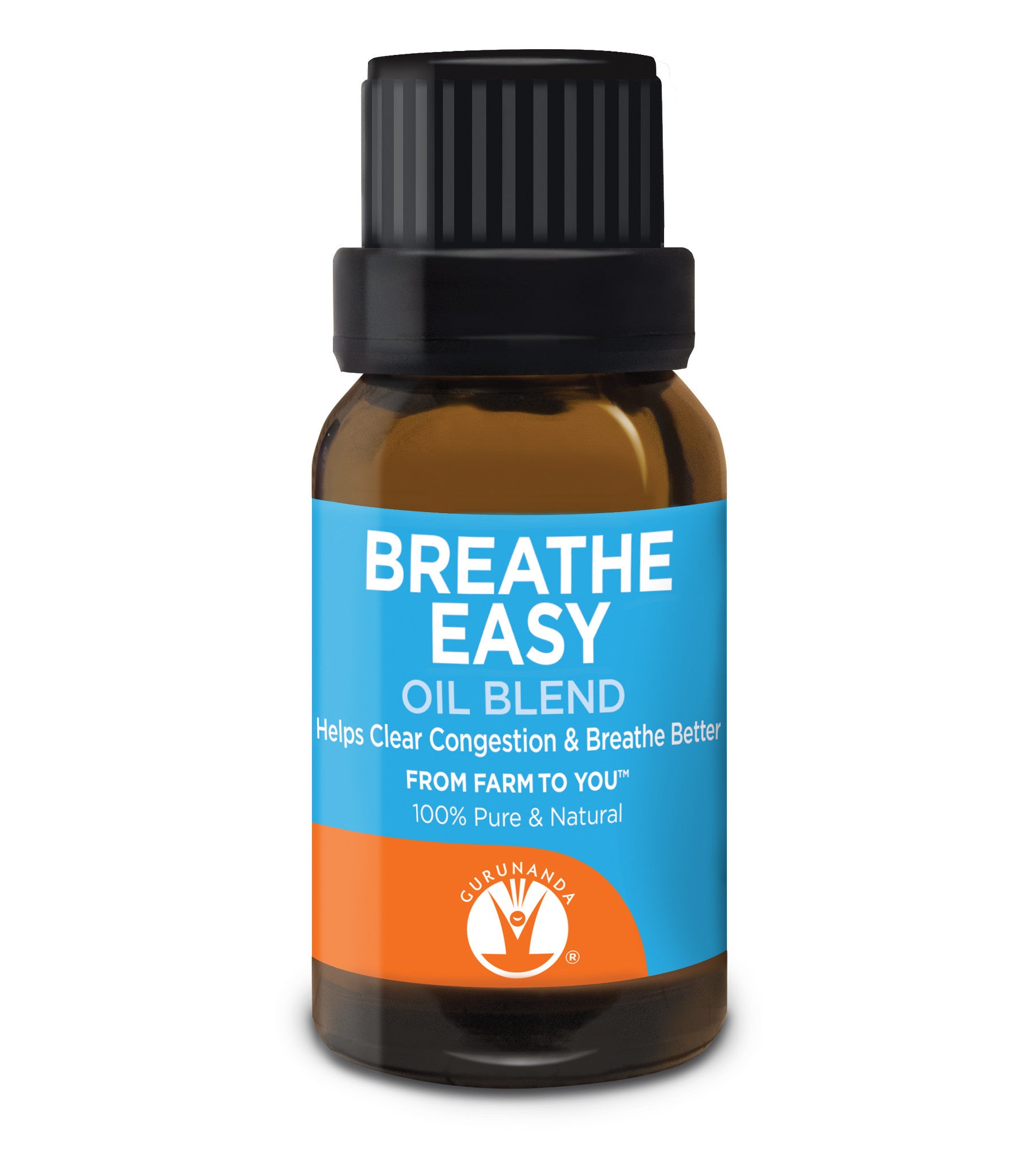 Breathe Easy Essential Oil 100 Natural & Pure GuruNanda